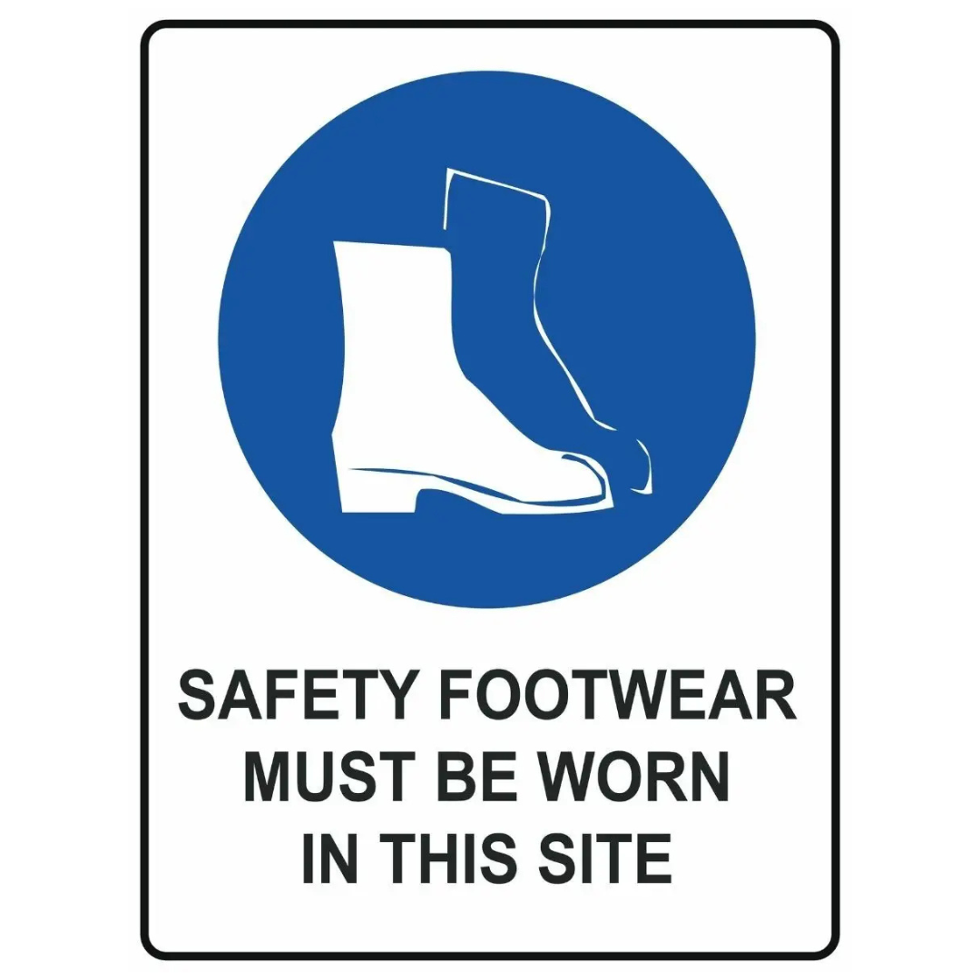 Safety Footwear Sign