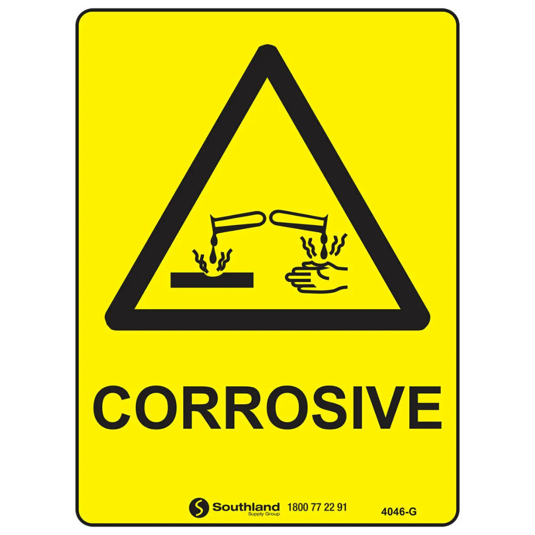 Corrosive Sign