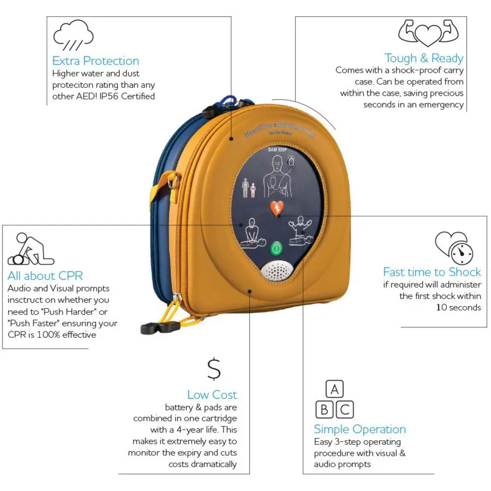 HEARTSINE Samaritan 500P Semi-Automatic Defibrillator